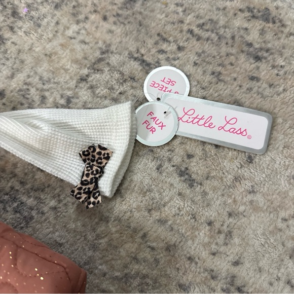 Little Lass White Ribbed Top - Picture 6 of 12